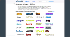 Desktop Screenshot of es.cooltext.com